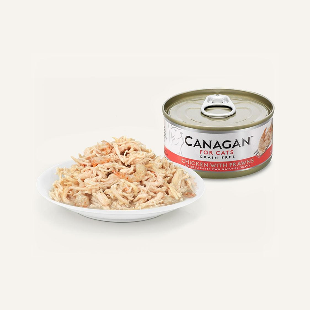 Canagan Cat Tin Chicken with Prawn For Kittens & Adults