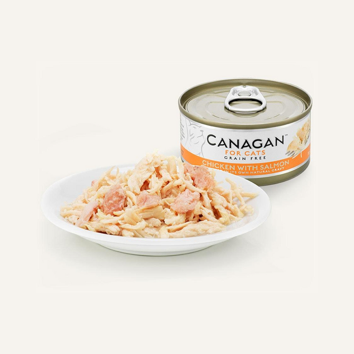 Canagan Cat Tin Chicken with Salmon For Kittens & Adults