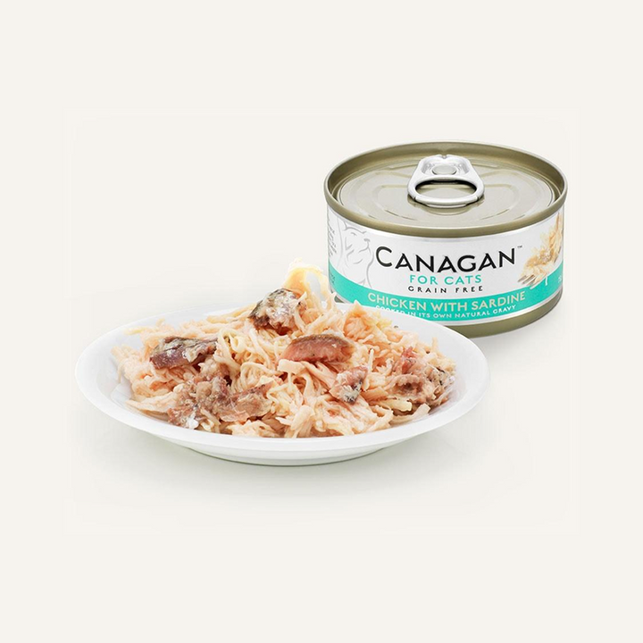 Canagan Cat Tin Chicken with Sardine For Kittens & Adults