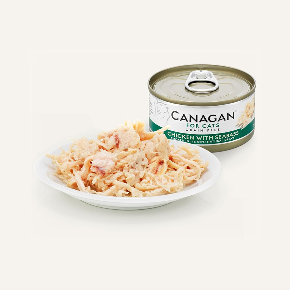 Canagan Cat Tin Chicken with Seabass For Kittens & Adults