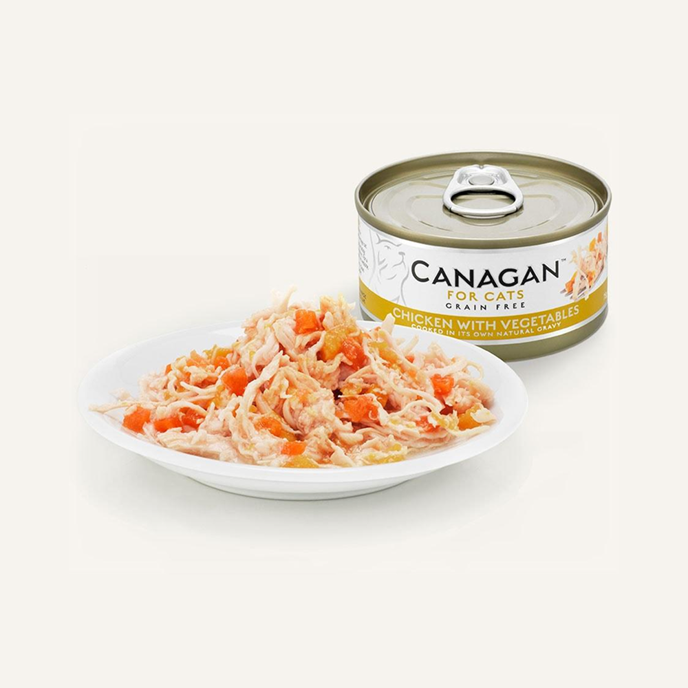Canagan Cat Tin Chicken with Vegetables For Kittens & Adults
