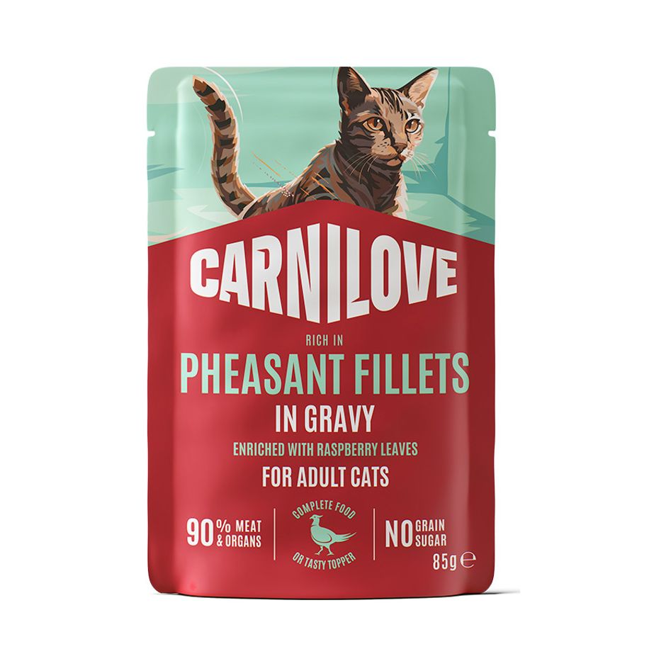 Carnilove Cat Pouch Pheasant With Raspberry 85g