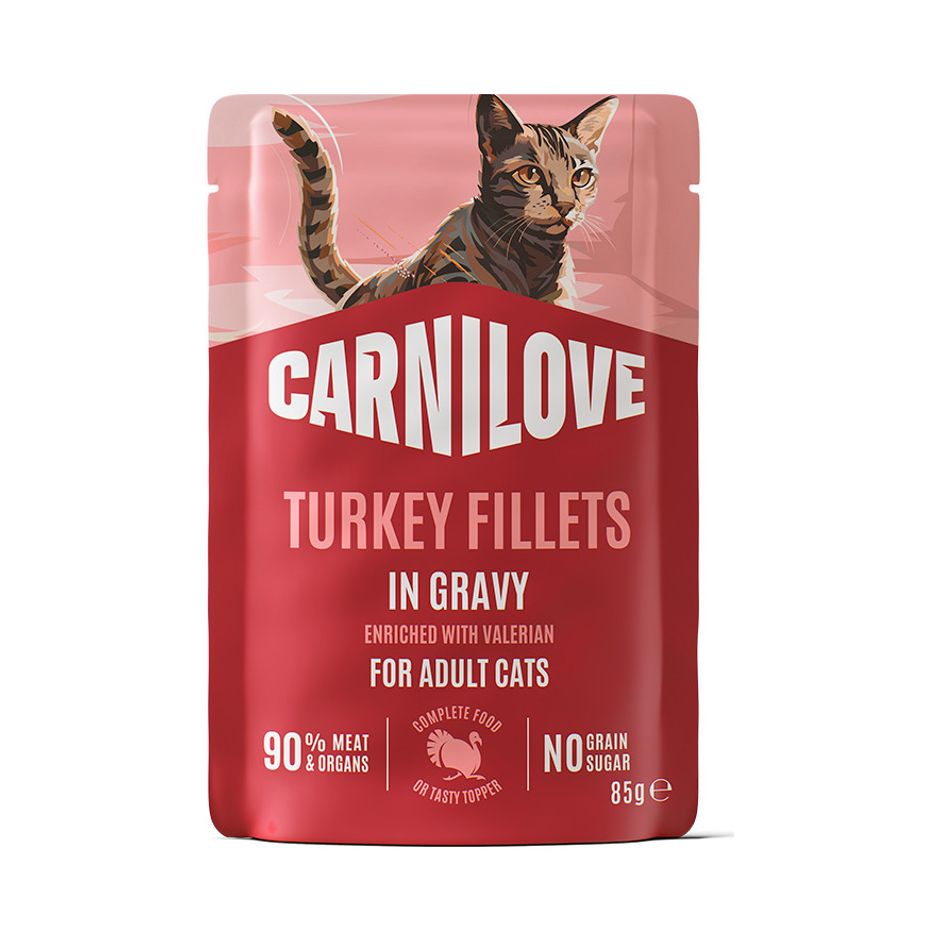 Carnilove Cat Pouch Turkey With Valerian 85g