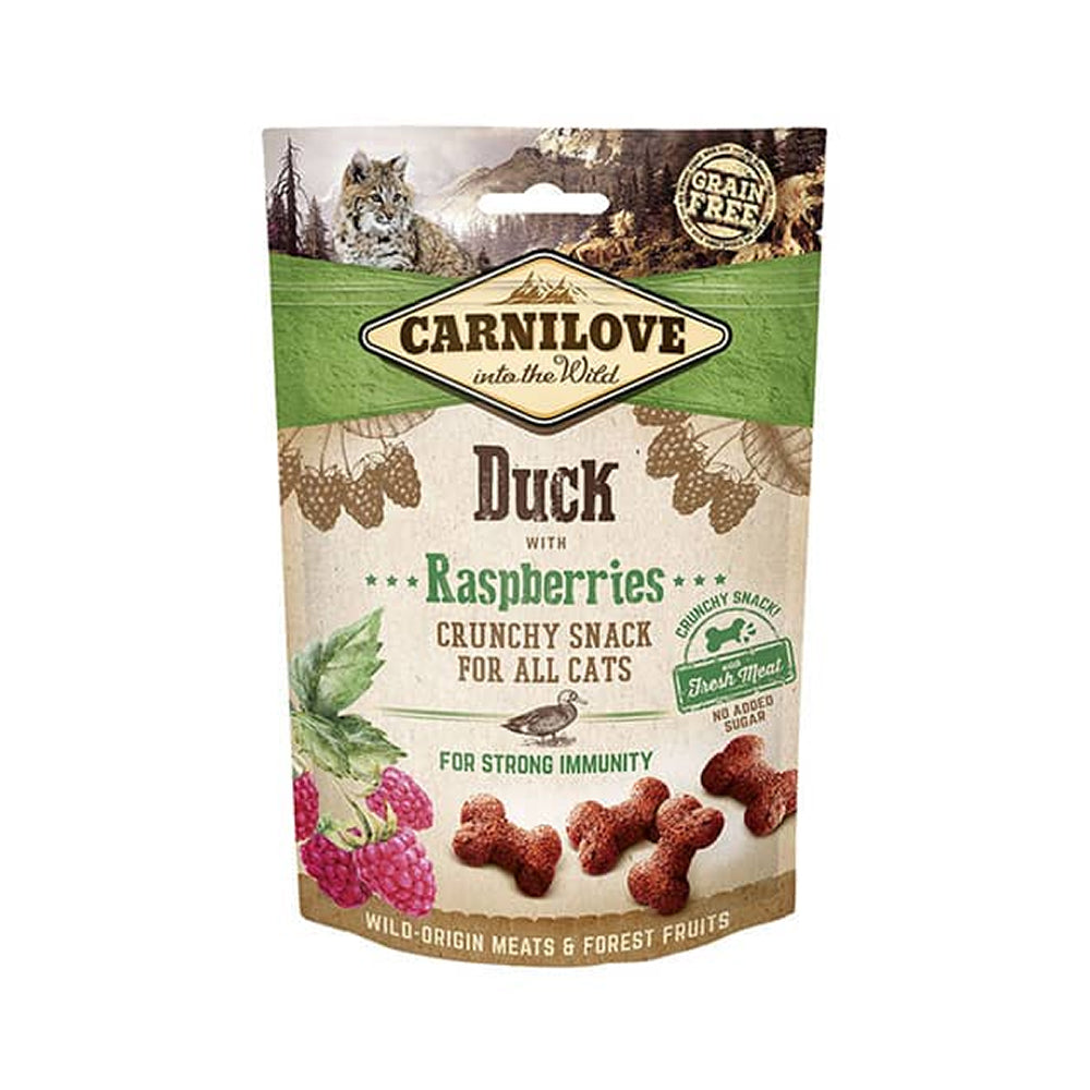 Carnilove Cat Treat – Duck With Raspberries 50g