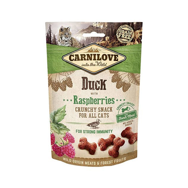Carnilove Cat Treat – Duck With Raspberries 50g