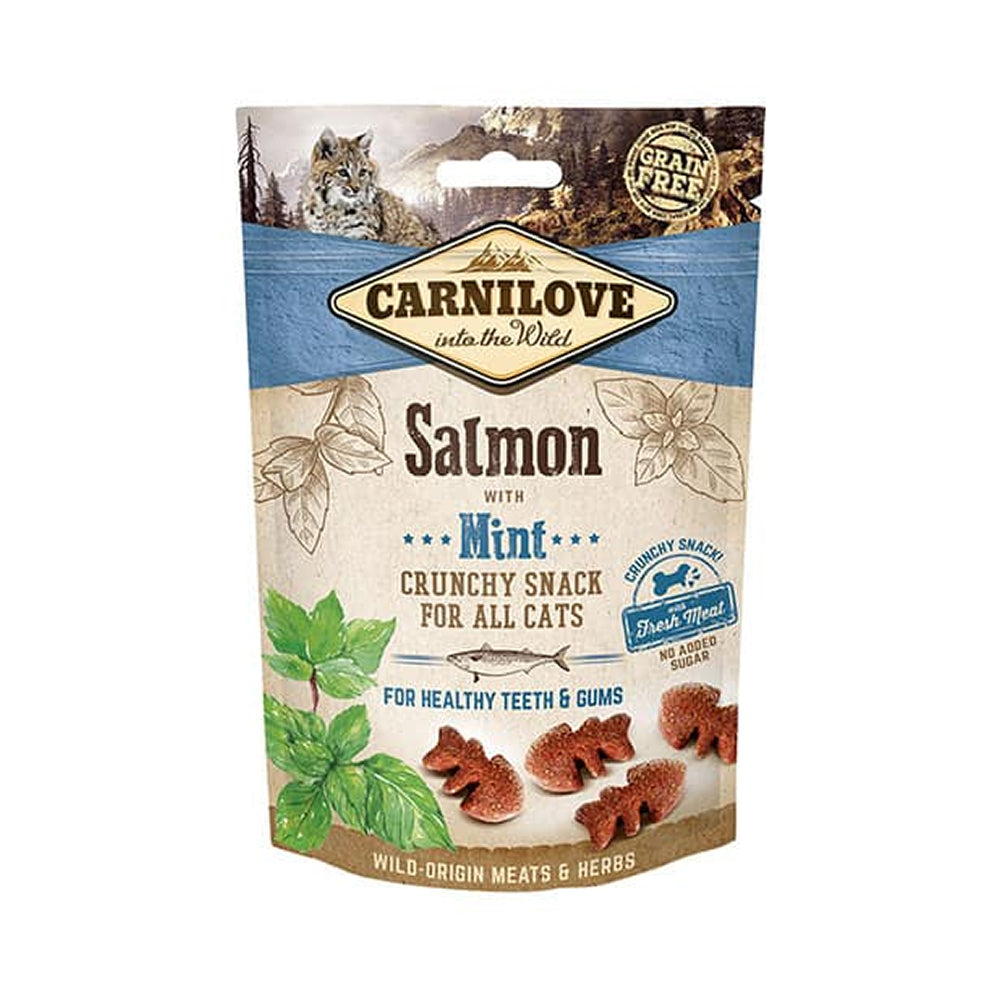 Carnilove Cat Treat – Salmon With Mint 50g