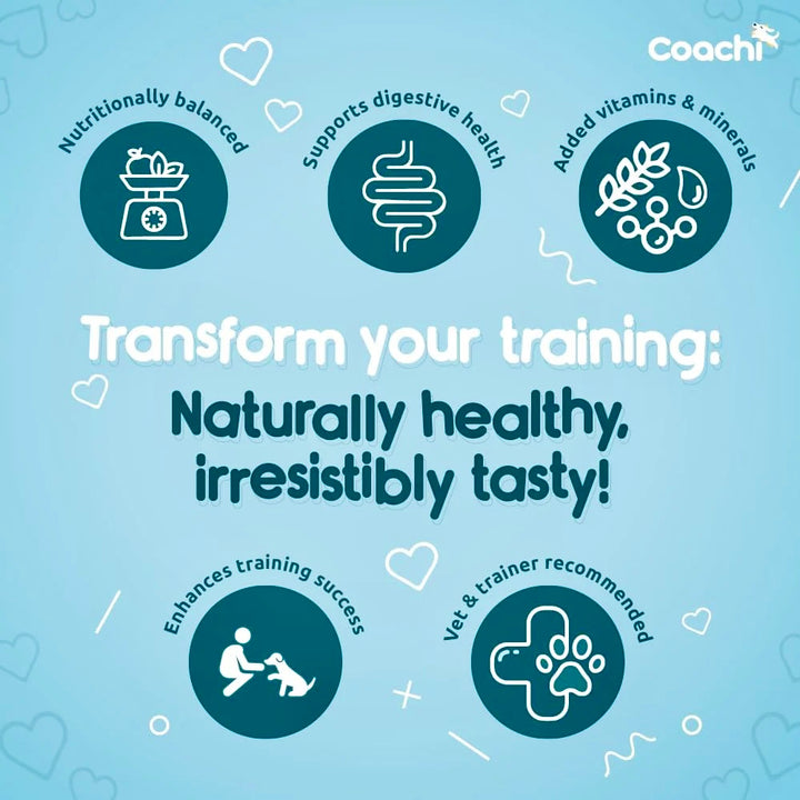 Coachi Training Dog Treats Ocean Fish & Sweet Potato 100g