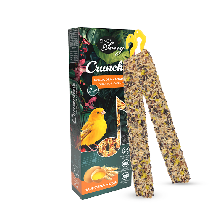 SING & SONG Crunchers For Canaries Egg 85g