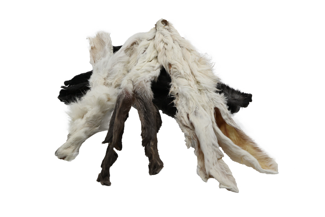 UNIQ PETS Dog Snacks Rabbit Ears With Fur 300g