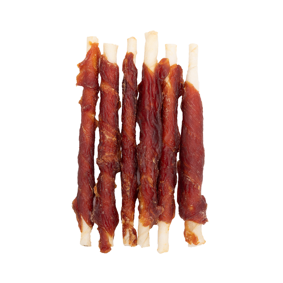 UNIQ PETS Dog Snacks Duck Wraps Rawhide Sticks 250g
