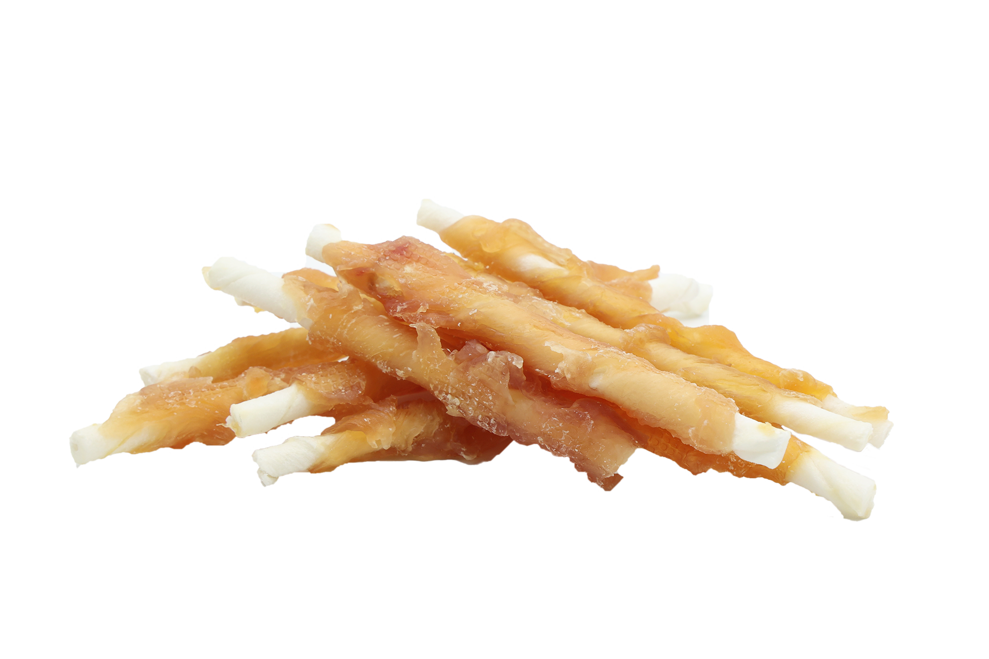 UNIQ PETS Dog Snacks Chicken Wraps Rawhide Sticks 500g