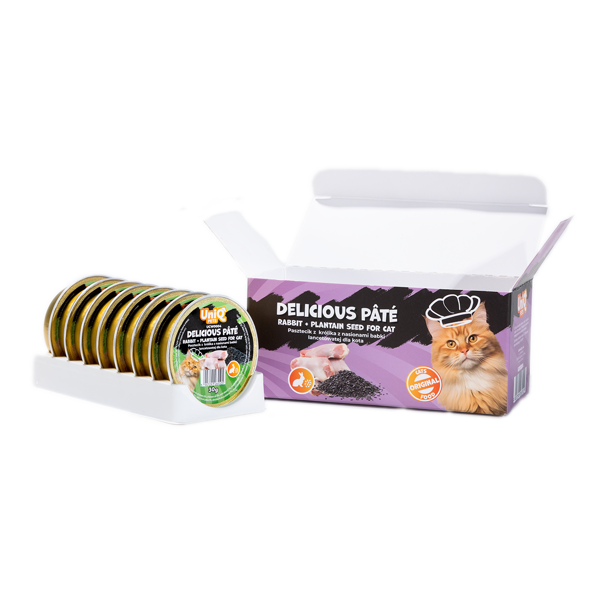 Uniq PETS Cat Wet Food Rabbit Pate 30g