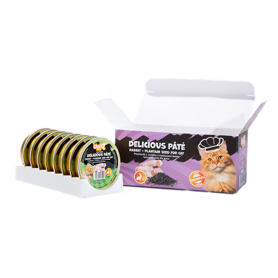 Uniq PETS Cat Wet Food Rabbit Pate 30g