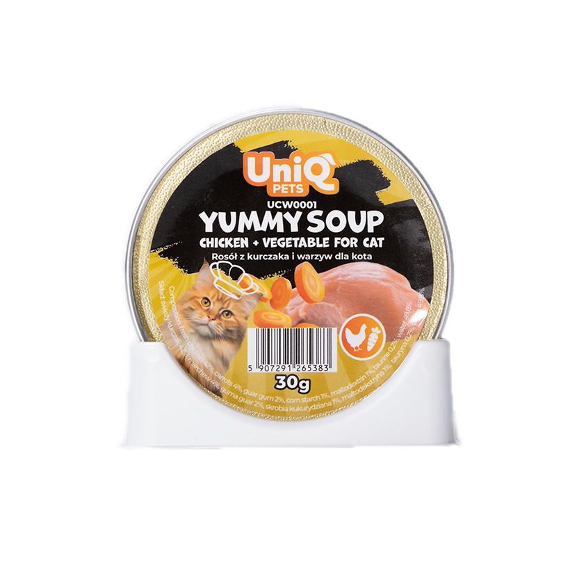 Uniq PETS Cat Wet Food Chicken & Veg Soup 30g