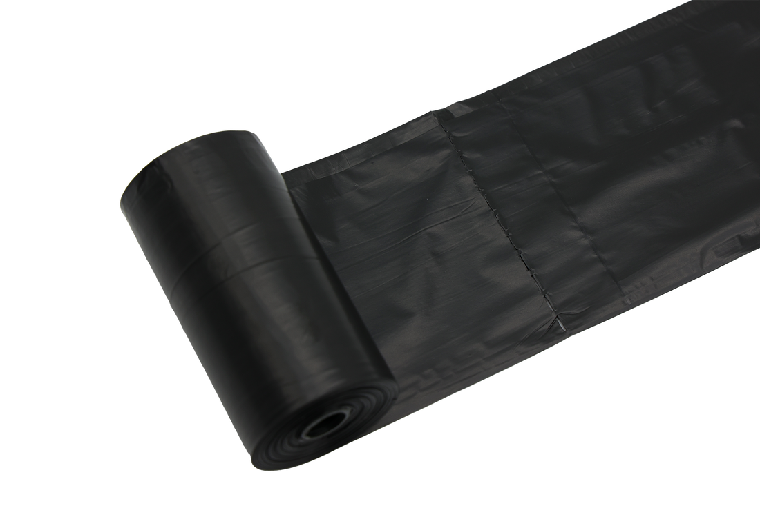 UNIQ PETS Dog Poop Bags Black 8×20 Pieces