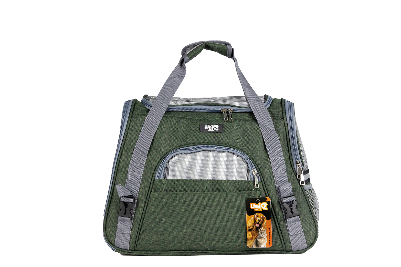 UNIQ PETS Transporter Backpack FURTOTE PETVENTURE Green 45x25x34cm