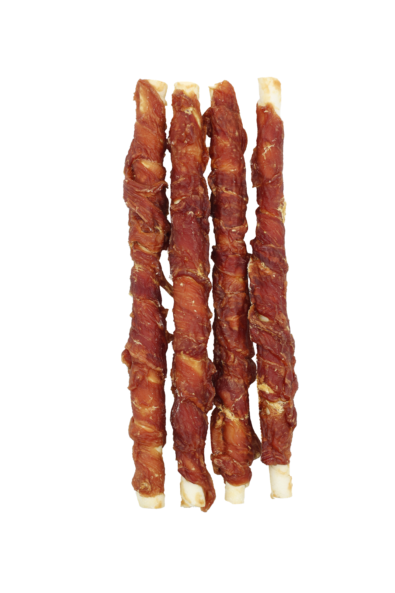 UNIQ PETS Dog Snacks Duck Wraps Rawhide Sticks 28cm 320g