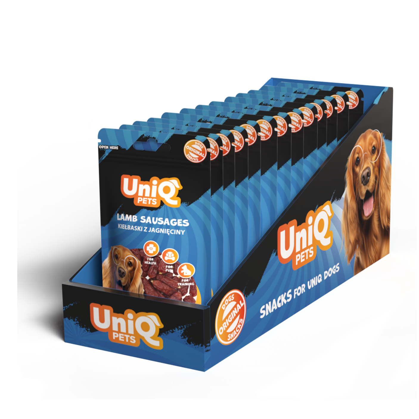 UNIQ PETS Dog Snacks Horse And Beef Sticks 80g
