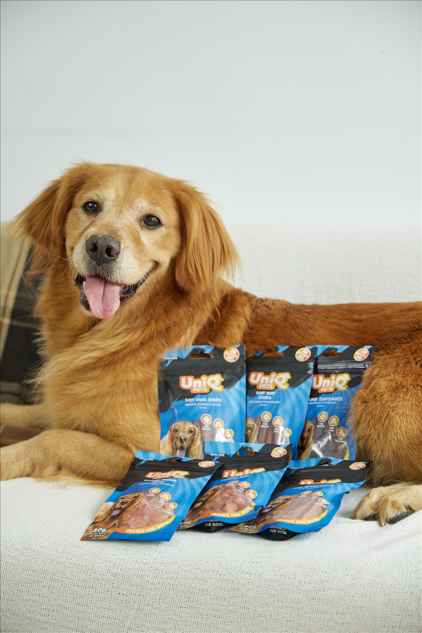 UNIQ PETS Dog Snacks Soft Rabbit Strips 80g