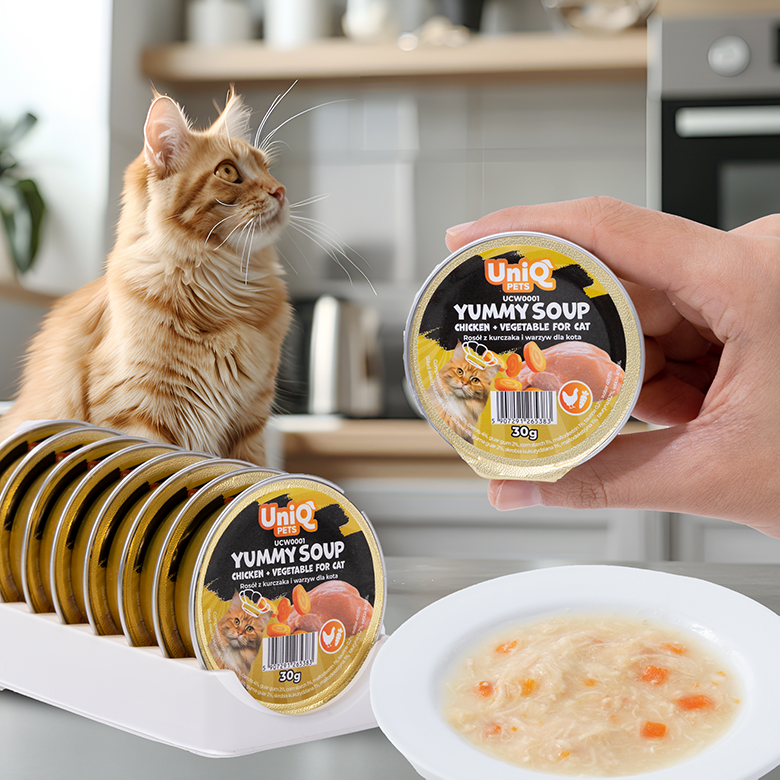 Uniq PETS Cat Wet Food Chicken & Veg Soup 30g