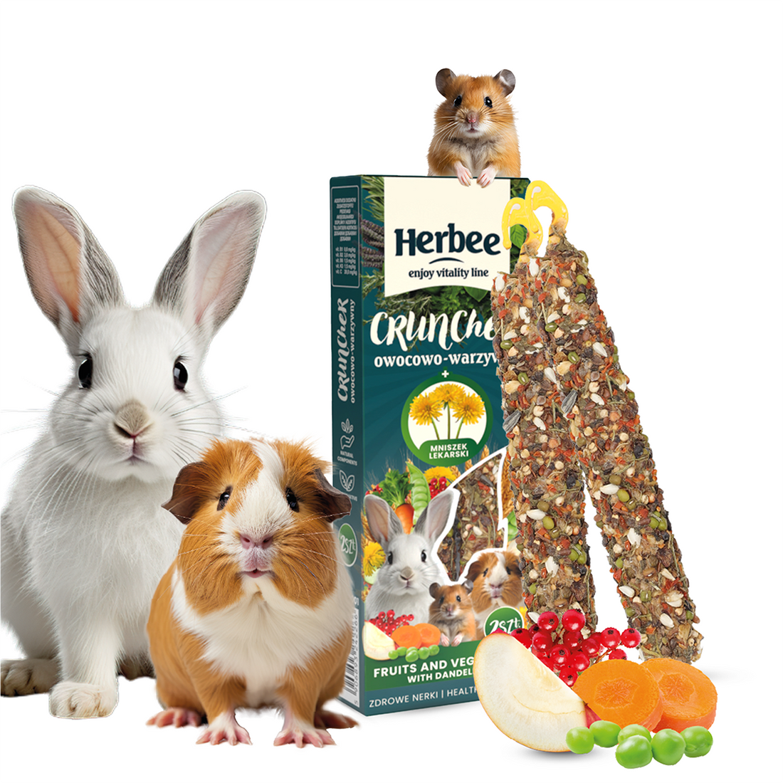 HERBEE Crunchers Forest Vegetable With Dandelion 115g