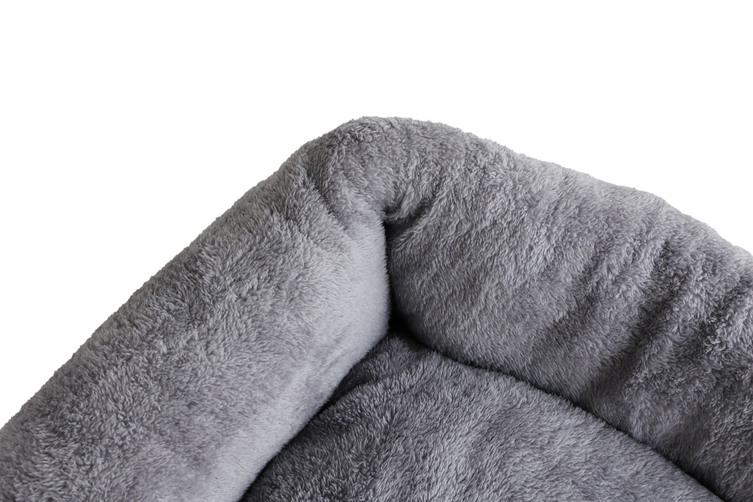 UNIQ PETS PET BED SOFA Ultrasoft black L 61x51x16cm