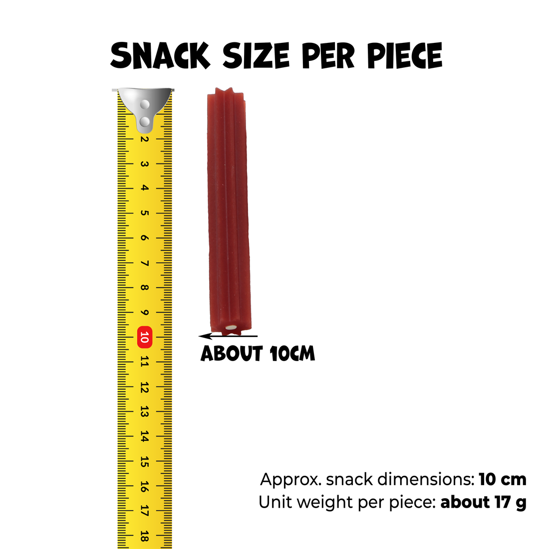 UNIQ PETS DOG SNACKS DENTAL Lamb Dental Sticks with Glucosamine 10cm 500g