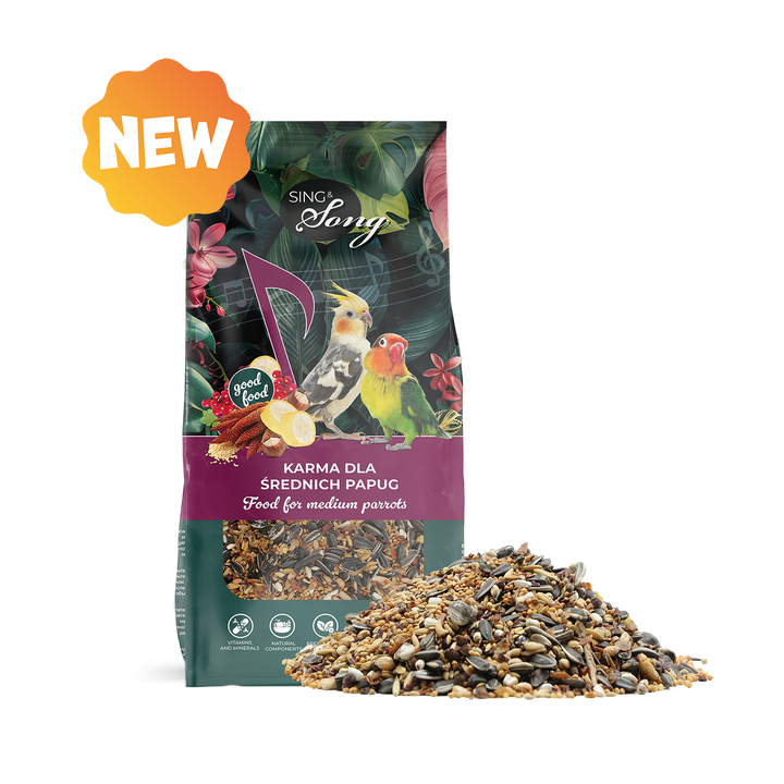 SING&SONG WILDWINGS FOOD For Medium Parrots 500g