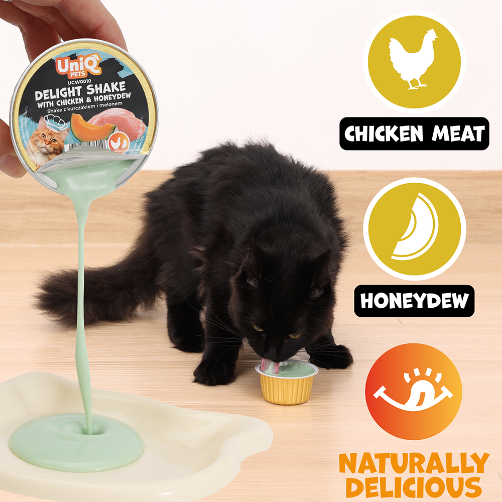 Uniq Pets Cat Delight Shake Chicken & Honeydew 60g