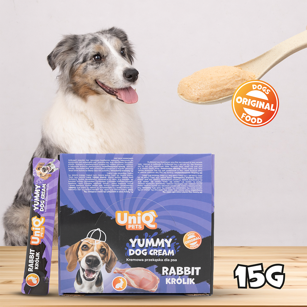 UNIQ PETS Yummy Dog Cream with Rabbit 15g