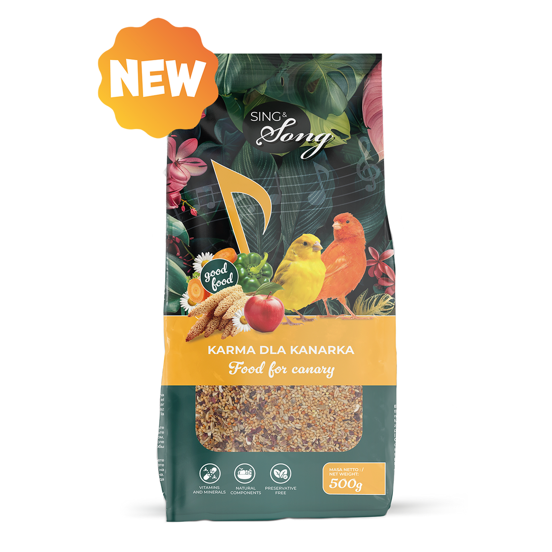 SING&SONG WILDWINGS FOOD For Canary 500g