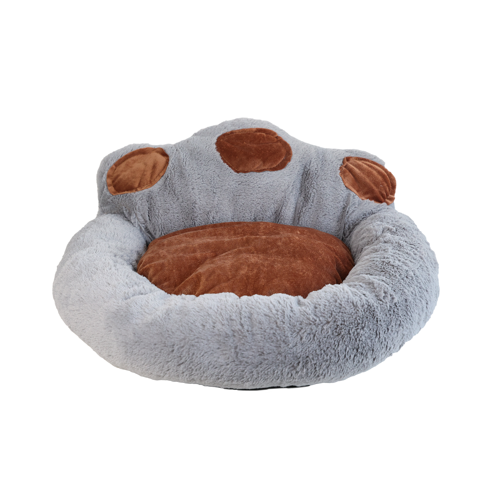 UNIQ PETS BED COMFYRING CLAW Grey L 55x53x25cm up to 7kg