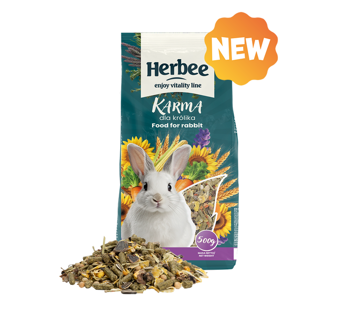 HERBEE RODENSROOT FOOD For Rabbit 500g