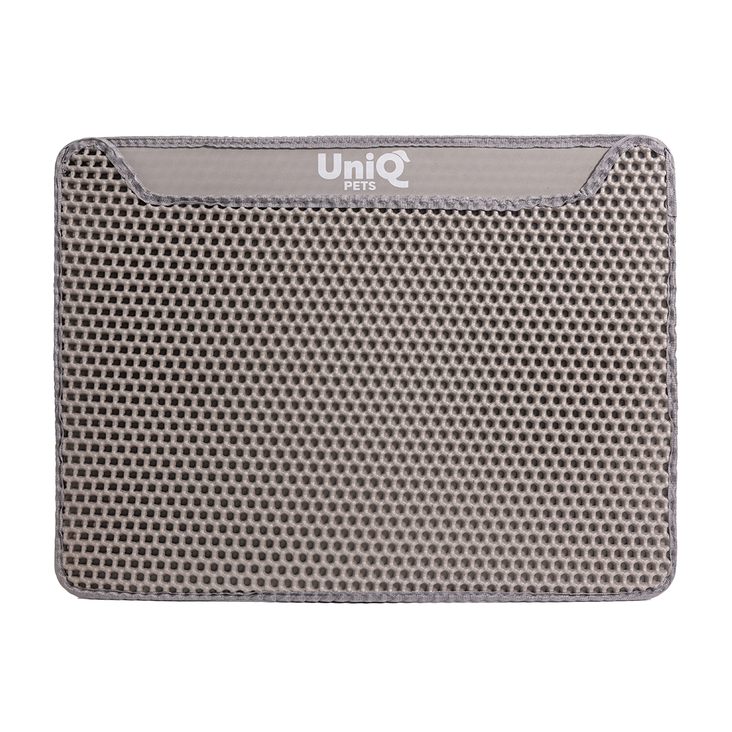 UNIQ PETS Cat Litter Mat Double-Layer Grey 45x60cm