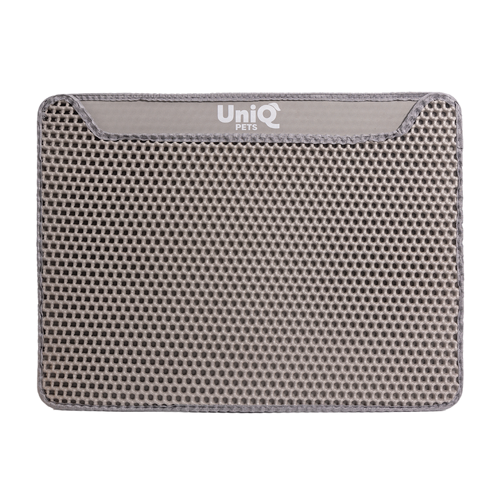 UNIQ PETS Cat Litter Mat Double-Layer Grey 45x60cm