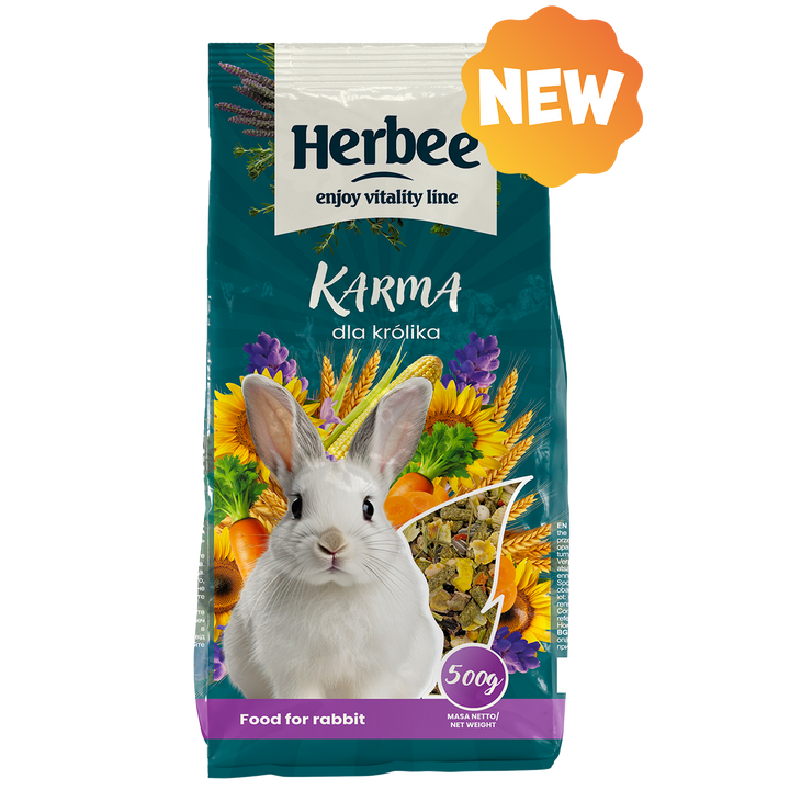 HERBEE RODENSROOT FOOD For Rabbit 500g