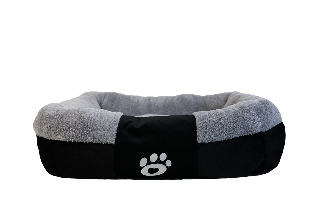 UNIQ PETS PET BED SOFA Ultrasoft black L 61x51x16cm
