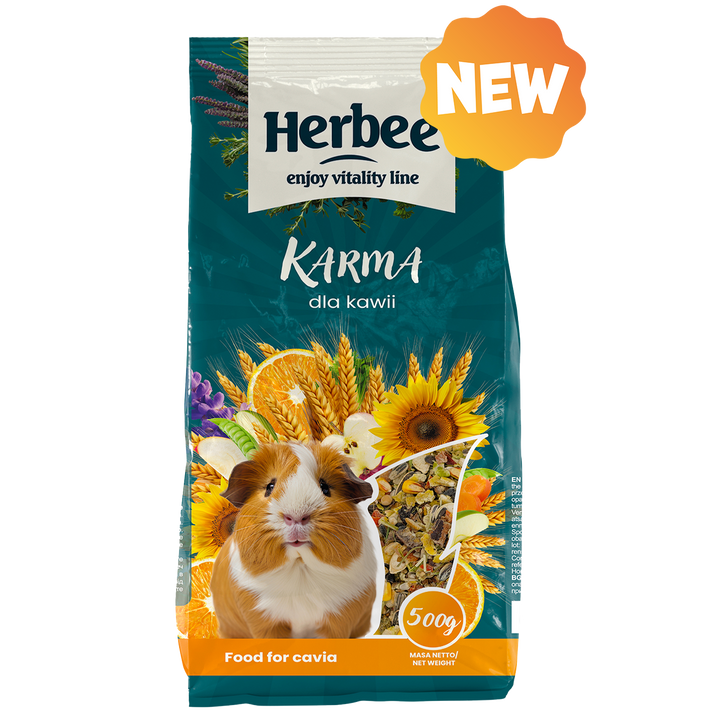 HERBEE RODENSROOT FOOD For Guinea Pig/Cavia 500g