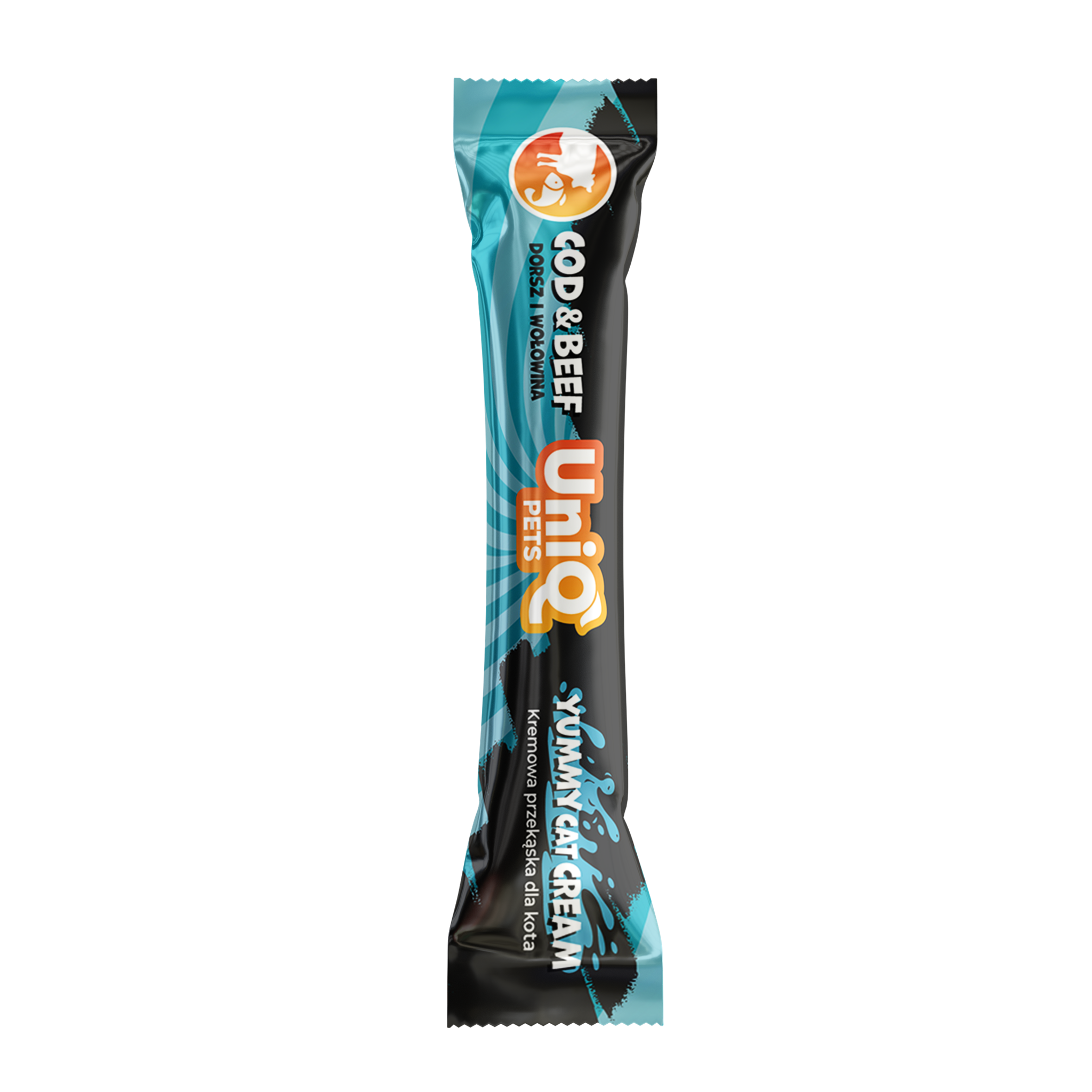 Uniq PETS Cat Wet Yummy Cream Cod & Beef Sachet 15g