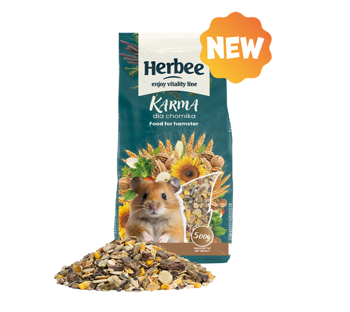HERBEE RODENSROOT FOOD For Hamster 500g