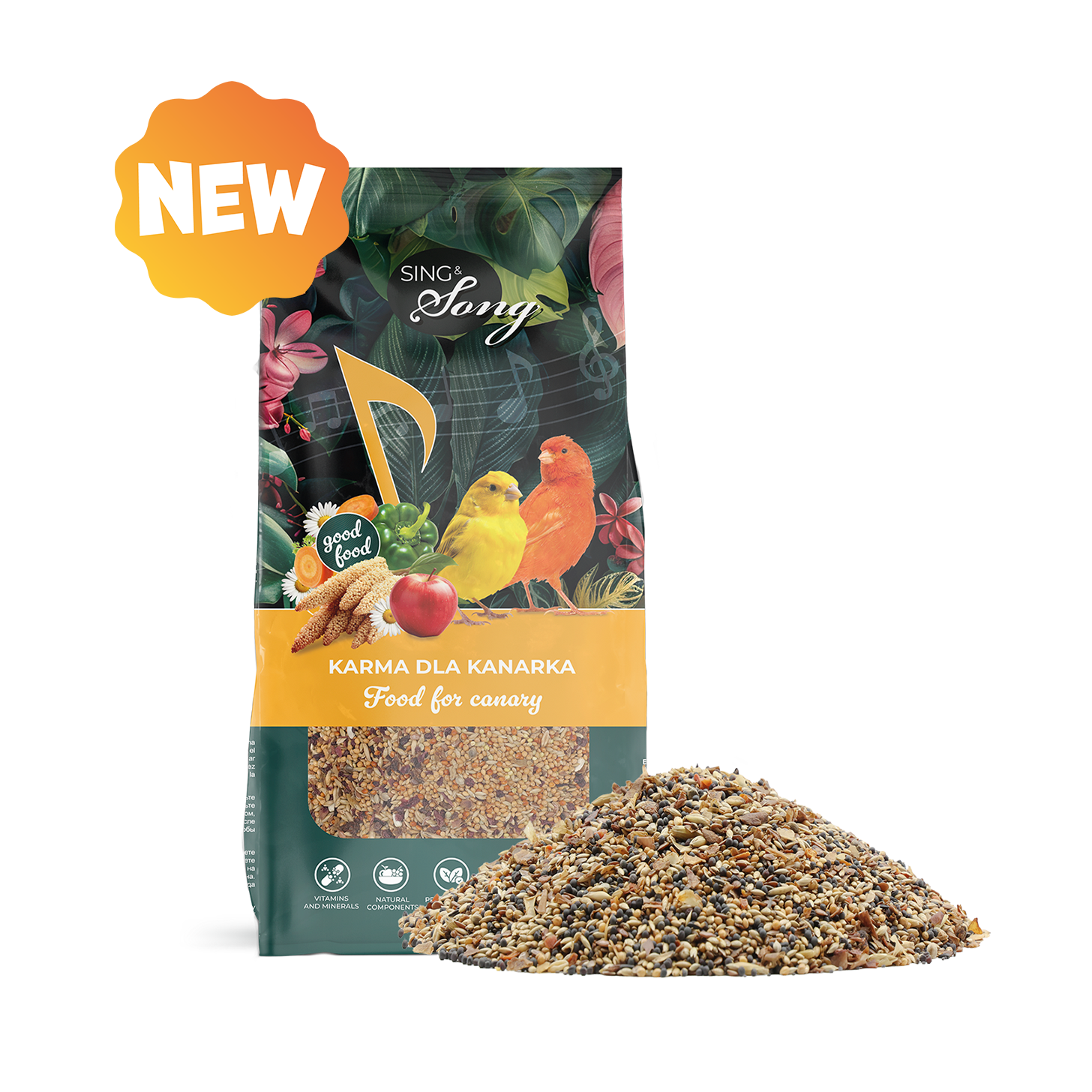 SING&SONG WILDWINGS FOOD For Canary 500g
