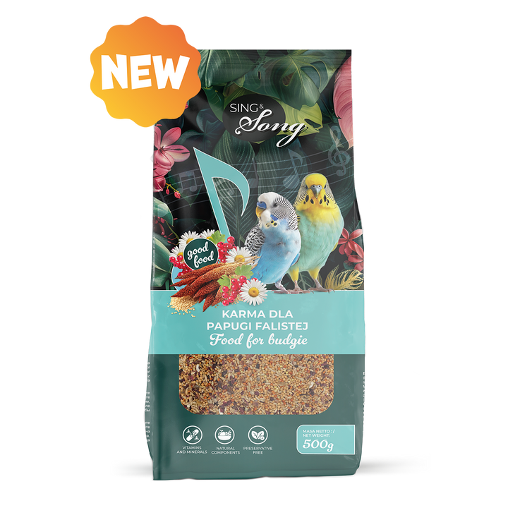 SING&SONG WILDWINGS FOOD For Budgie 500g
