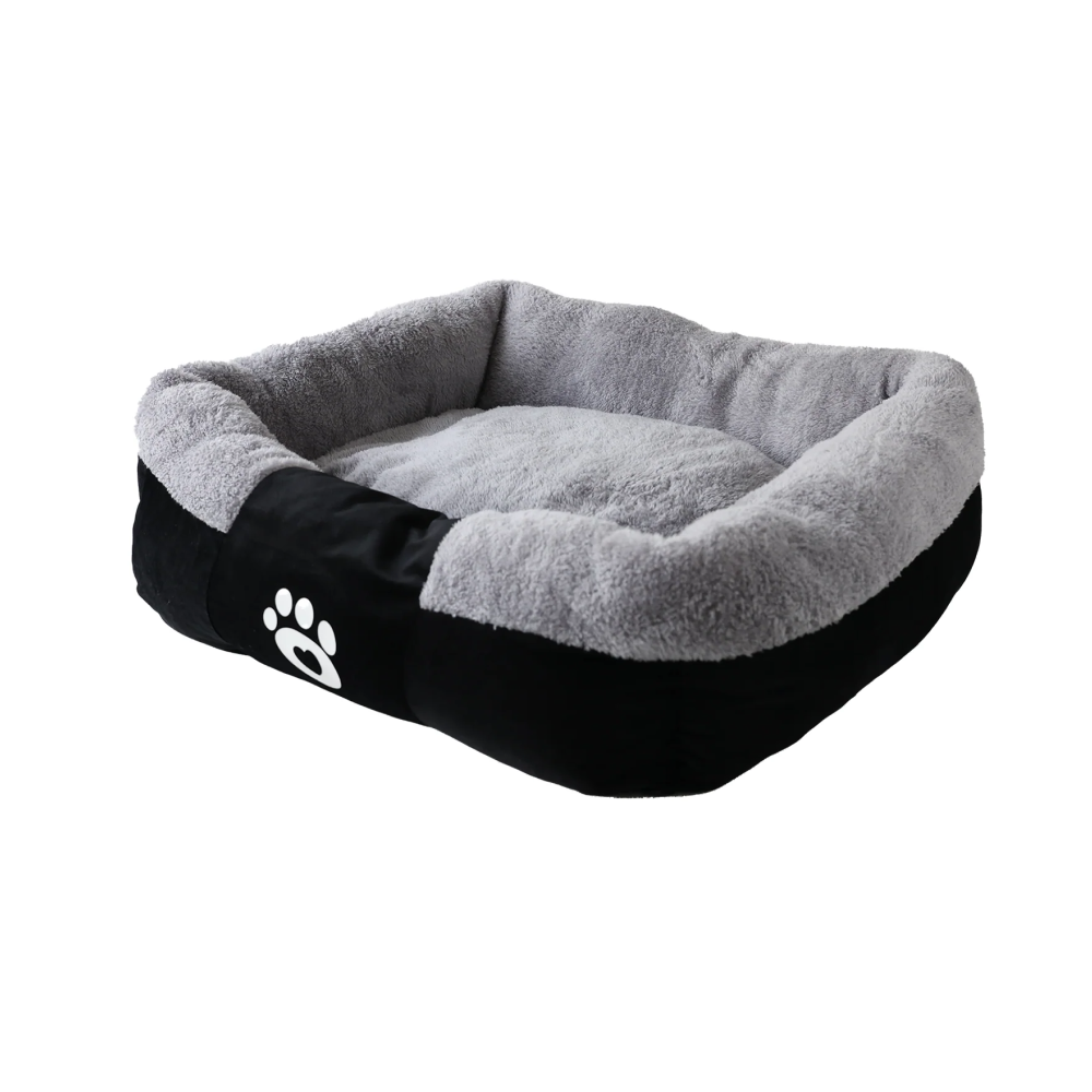 UNIQ PETS PET BED SOFA Ultrasoft black L 61x51x16cm