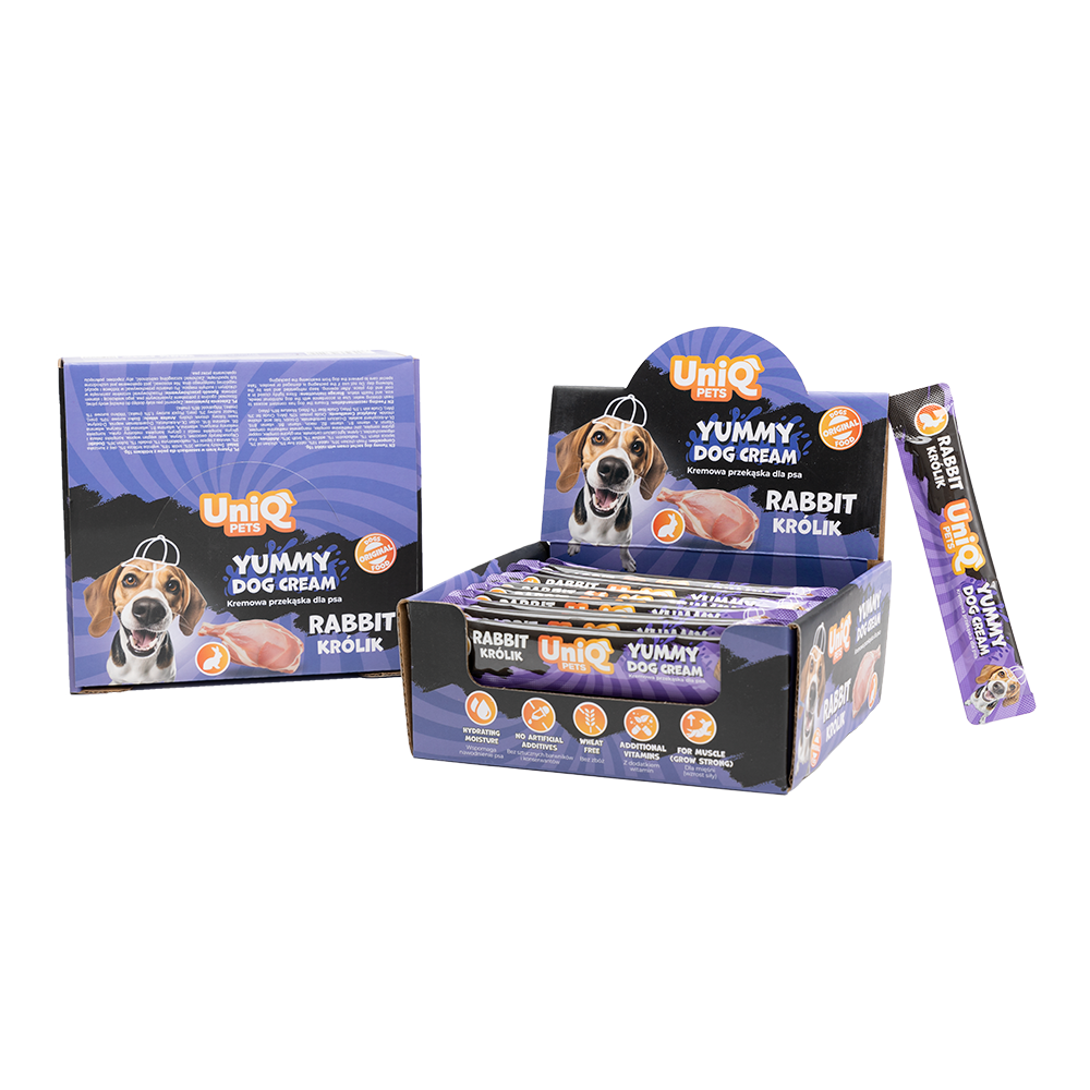 UNIQ PETS Yummy Dog Cream with Rabbit 15g