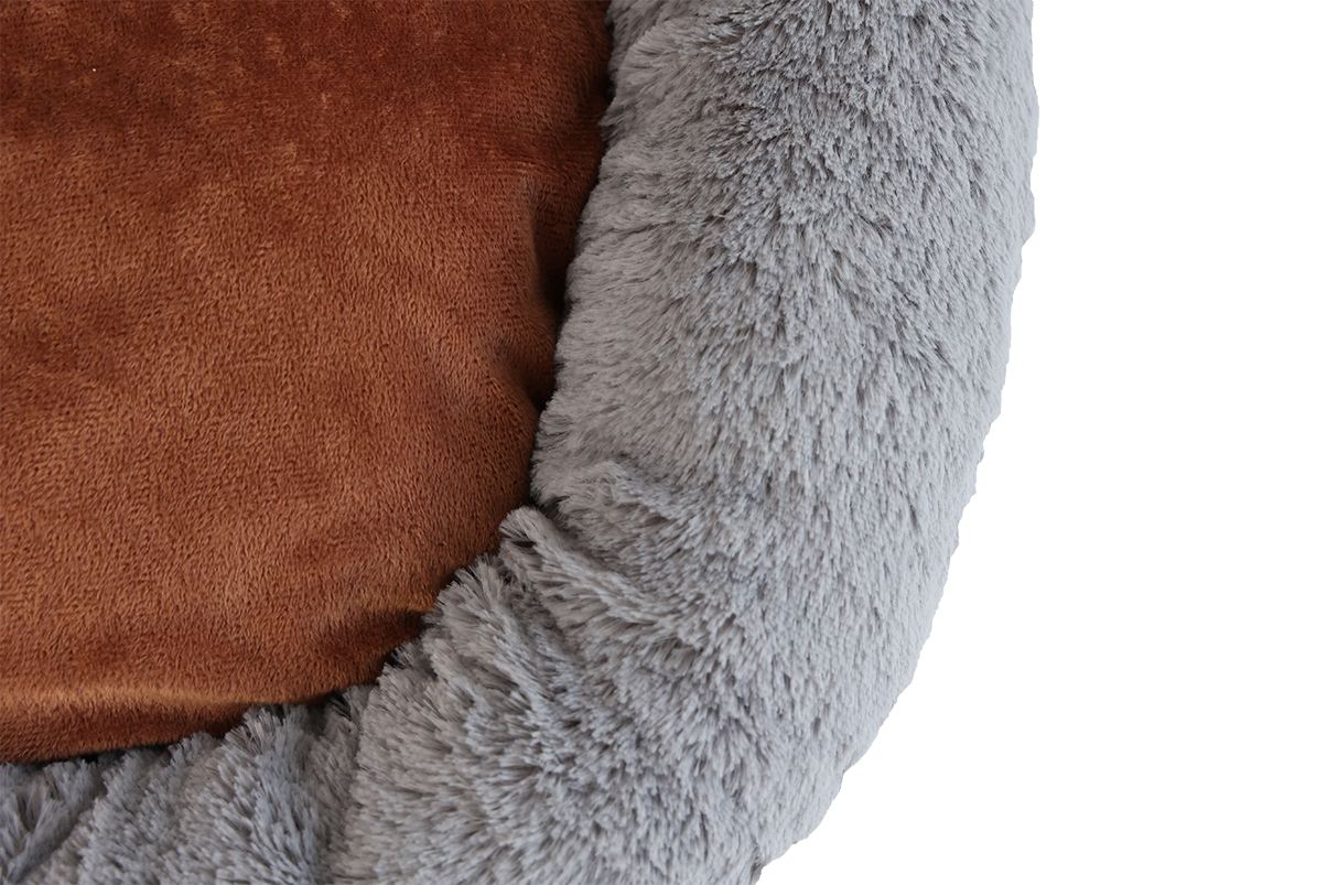 UNIQ PETS BED COMFYRING CLAW Grey L 55x53x25cm up to 7kg