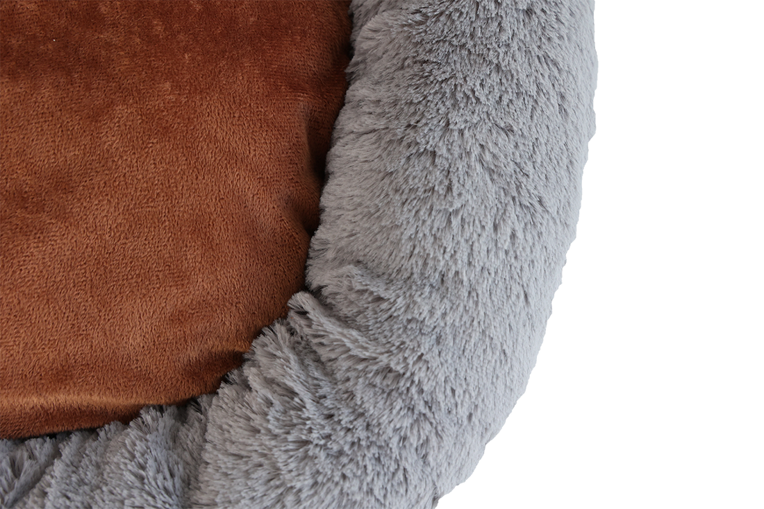 UNIQ PETS BED COMFYRING CLAW Grey L 55x53x25cm up to 7kg