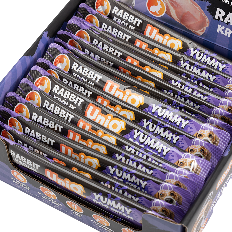 UNIQ PETS Yummy Dog Cream with Rabbit 15g