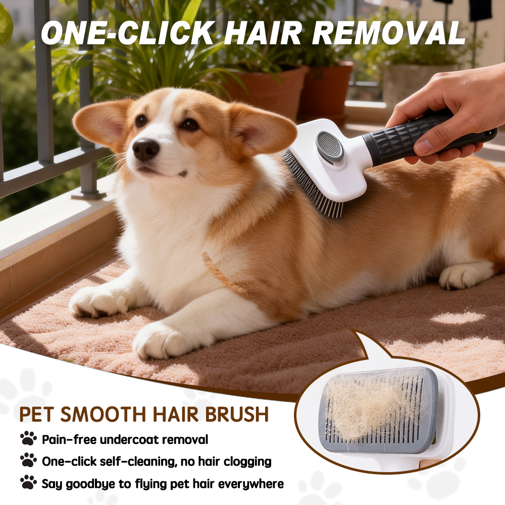 UNIQ PETS GROOMING BEAUTY CARE Square Comb Grey