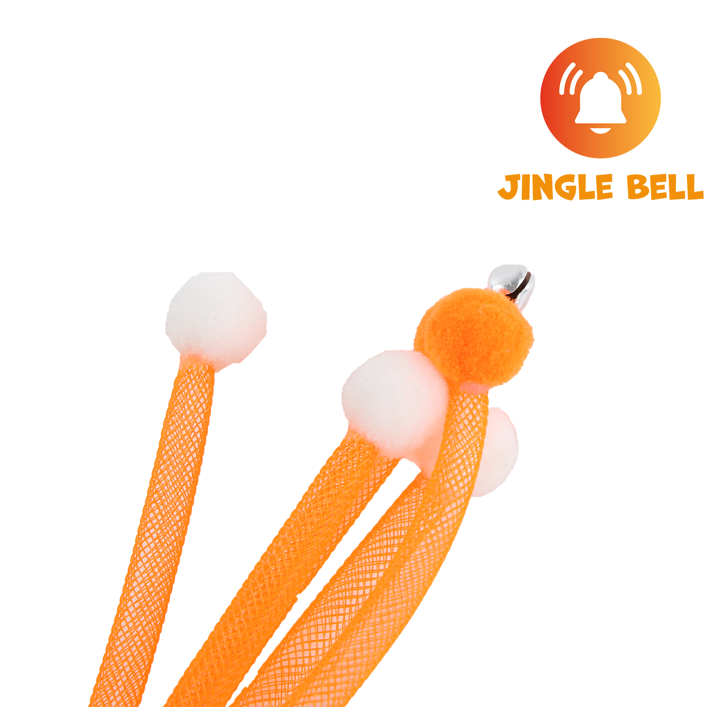 UNIQ PETS CAT TOY SWISHY Wooden Fishing Rod with Bubble Ball 52cm (Random Colour)