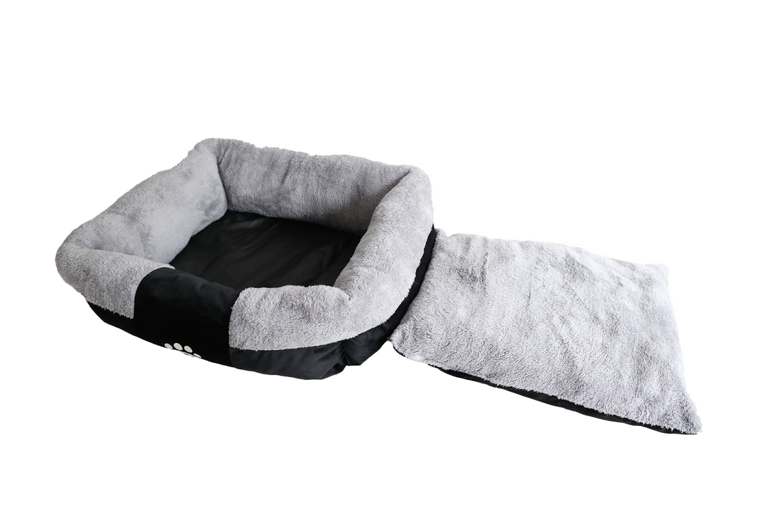 UNIQ PETS PET BED SOFA Ultrasoft black L 61x51x16cm